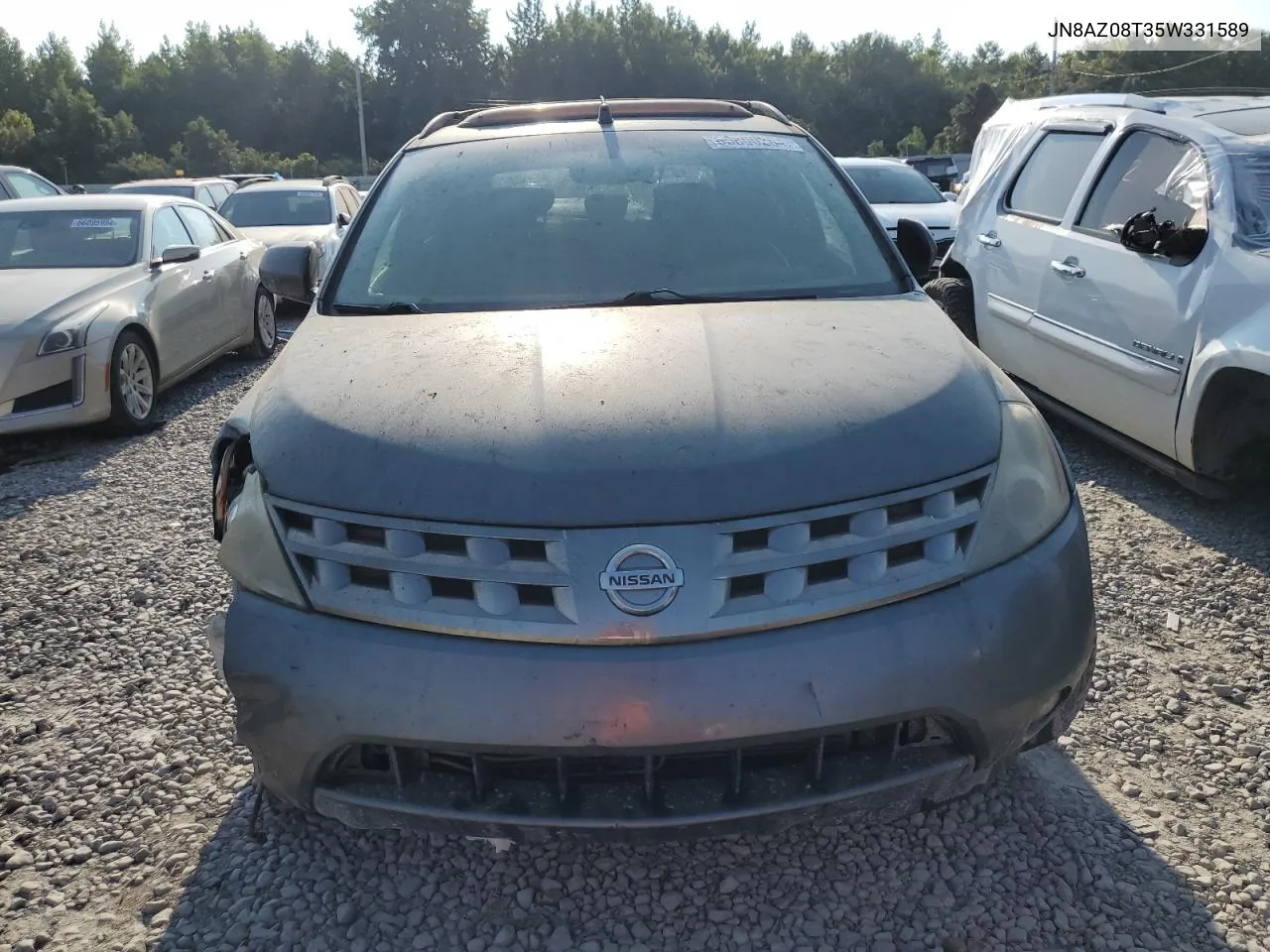 JN8AZ08T35W331589 2005 Nissan Murano Sl