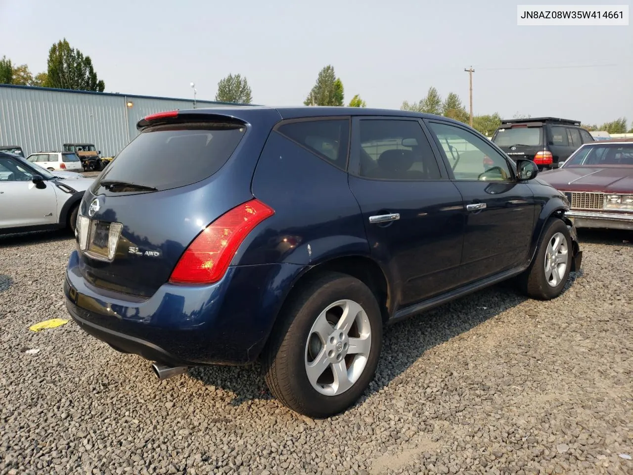 JN8AZ08W35W414661 2005 Nissan Murano Sl