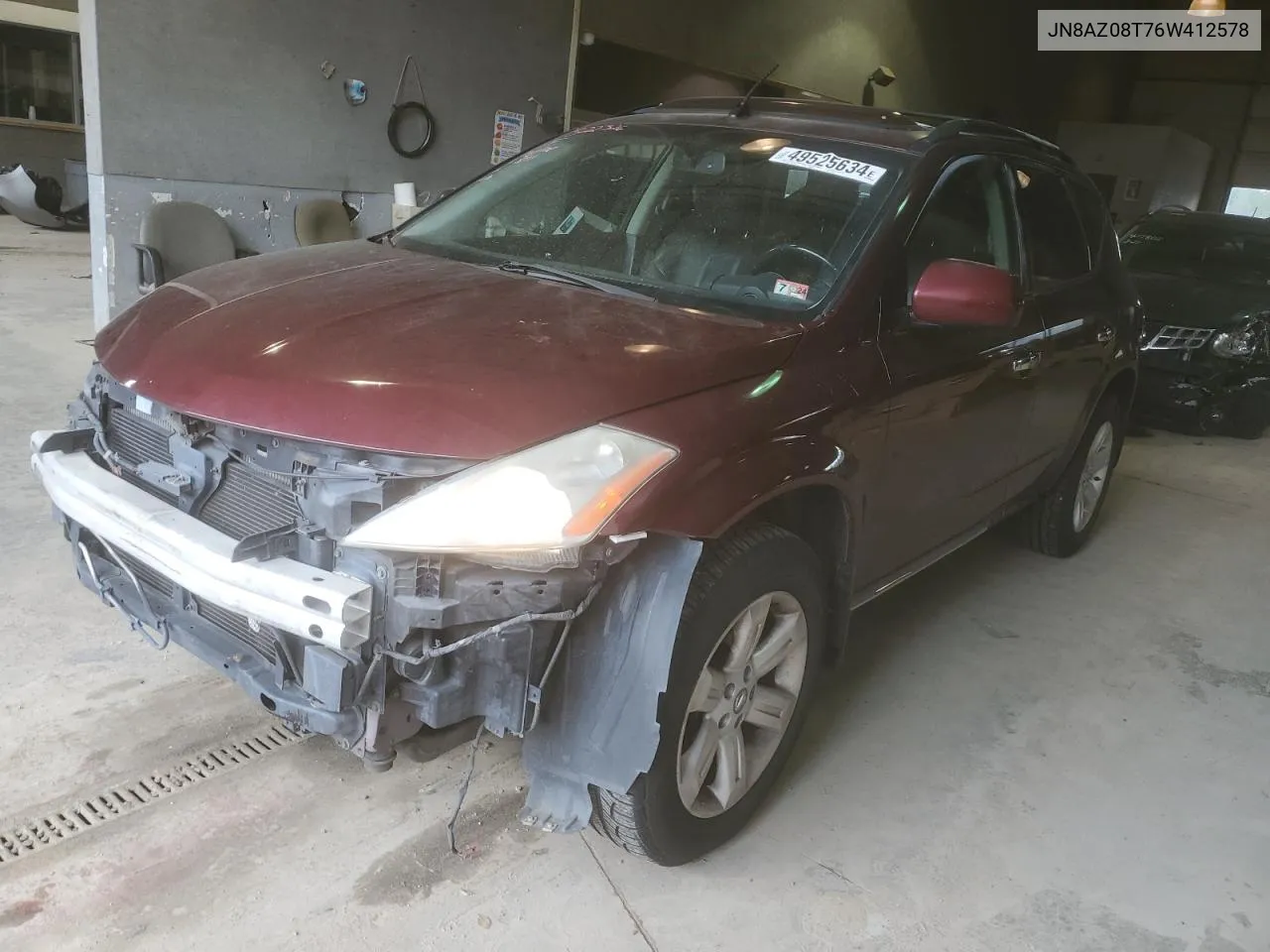 JN8AZ08T76W412578 2006 Nissan Murano Sl