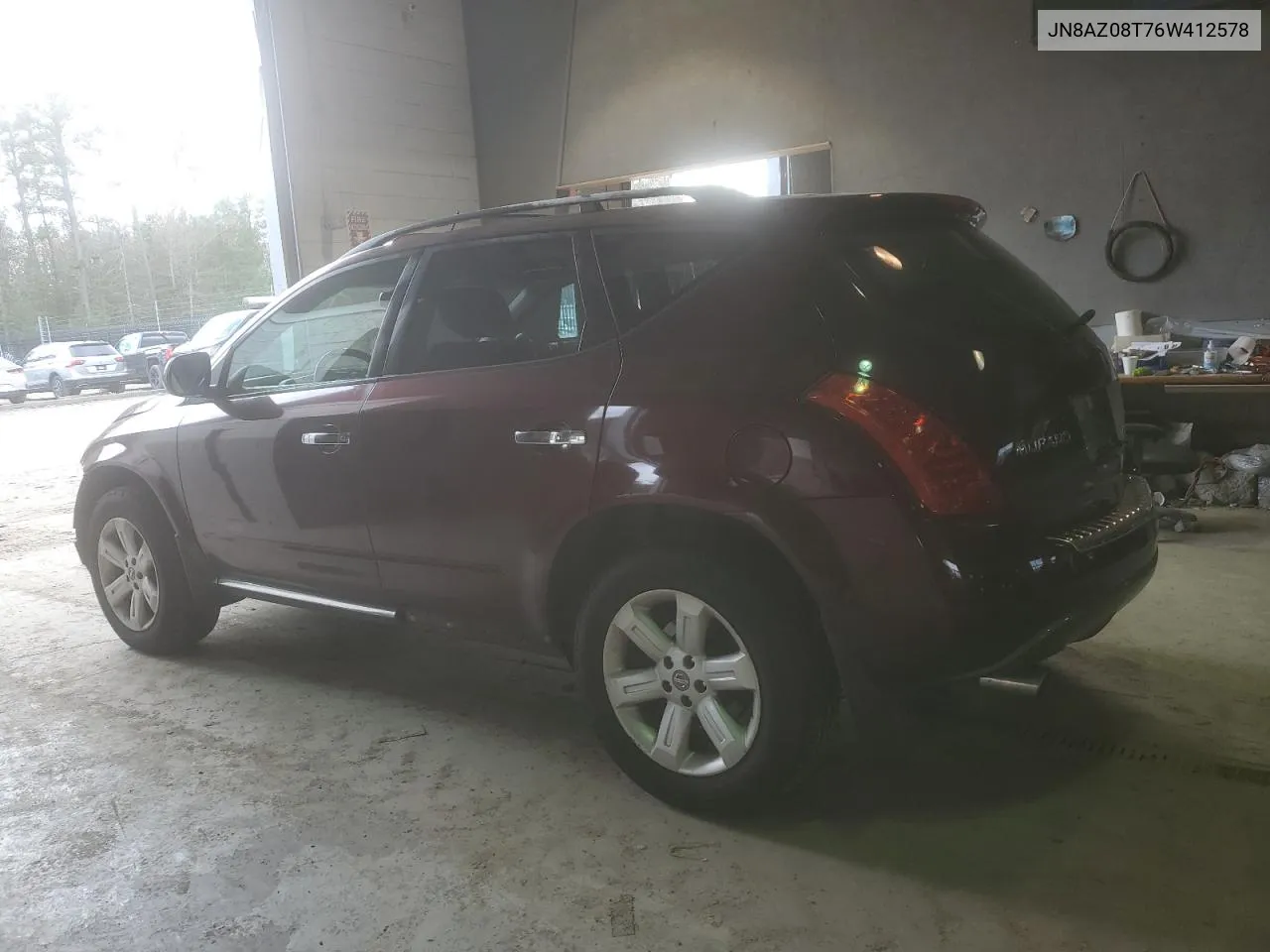 JN8AZ08T76W412578 2006 Nissan Murano Sl