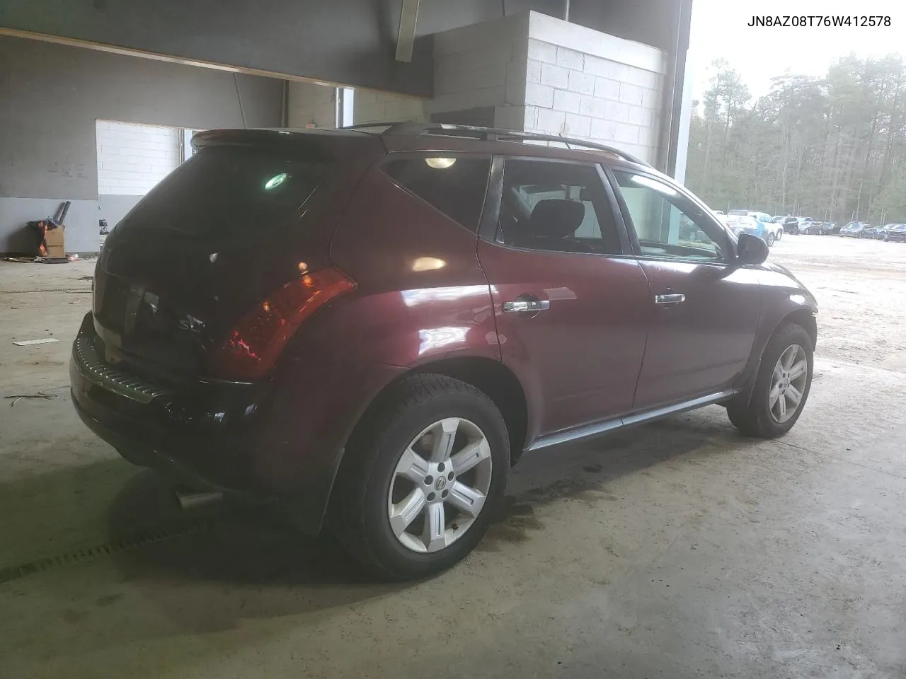 JN8AZ08T76W412578 2006 Nissan Murano Sl