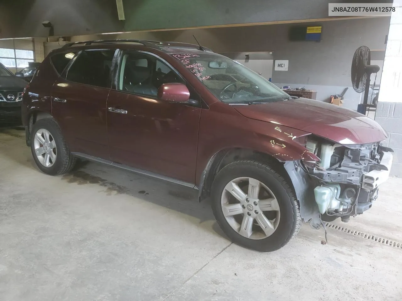 JN8AZ08T76W412578 2006 Nissan Murano Sl