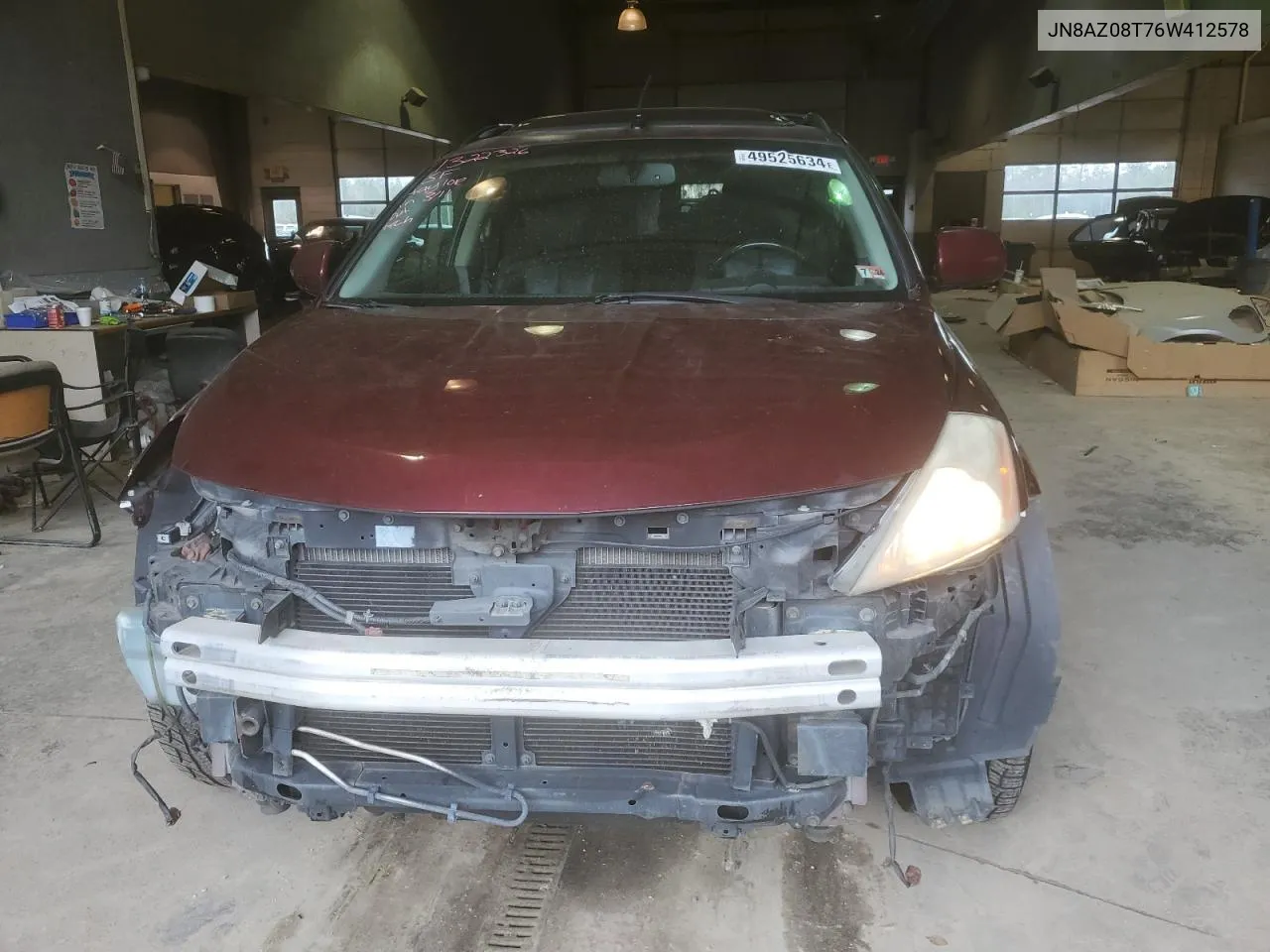 JN8AZ08T76W412578 2006 Nissan Murano Sl