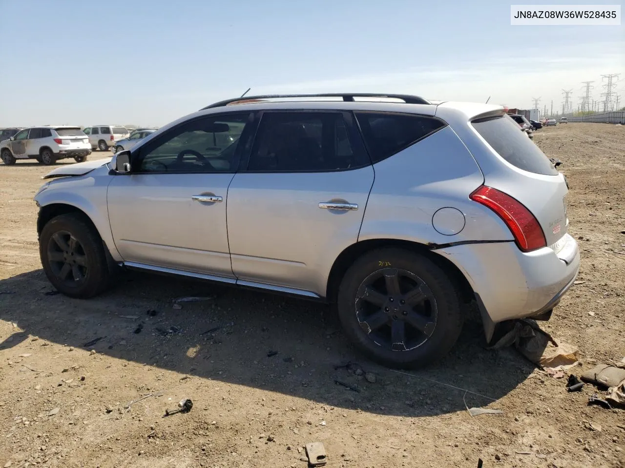 2006 Nissan Murano Sl VIN: JN8AZ08W36W528435 Lot: 51998144