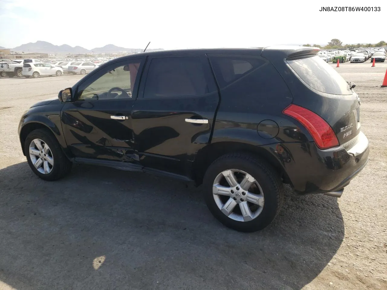 2006 Nissan Murano Sl VIN: JN8AZ08T86W400133 Lot: 66763564