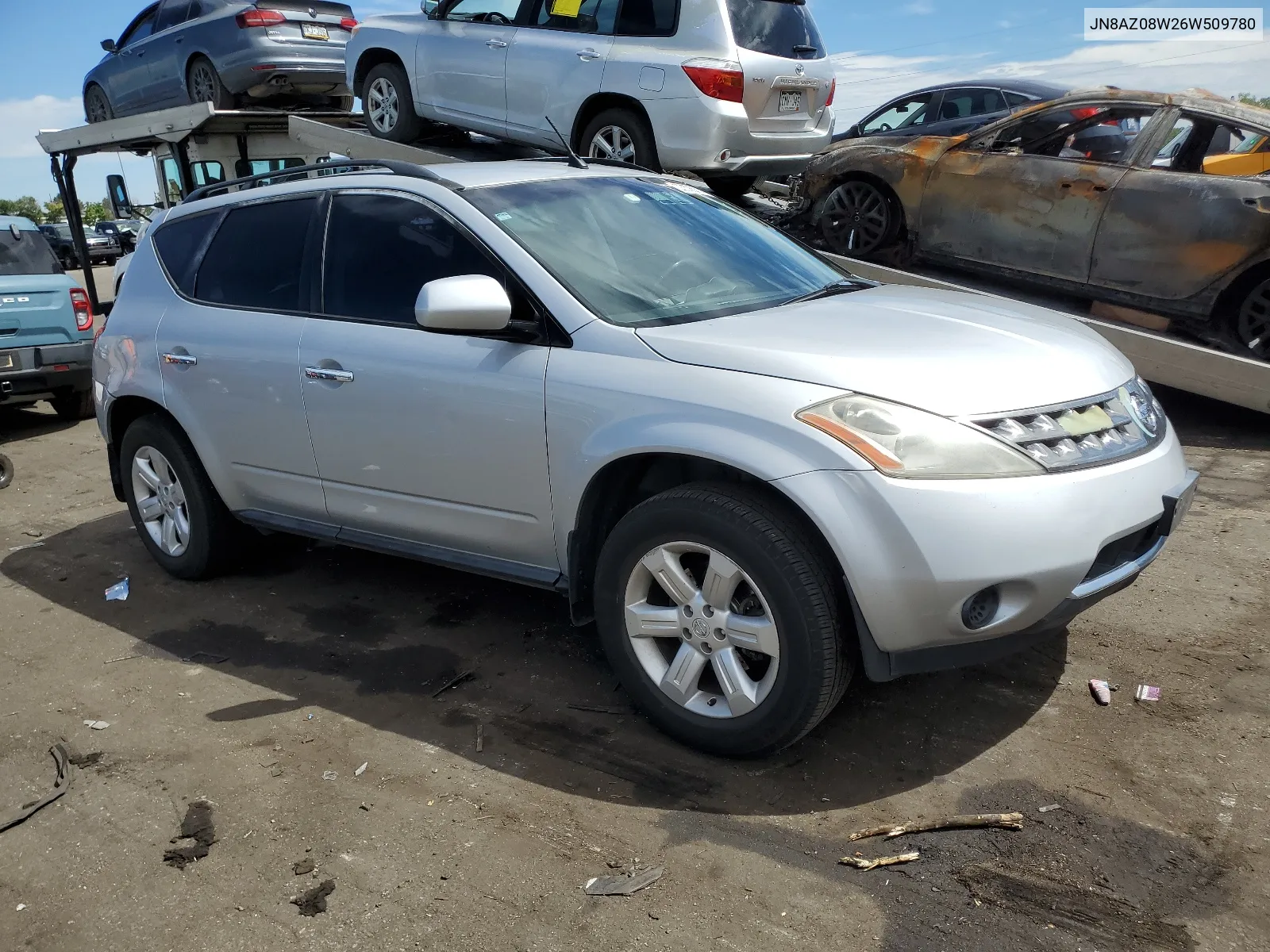 JN8AZ08W26W509780 2006 Nissan Murano Sl