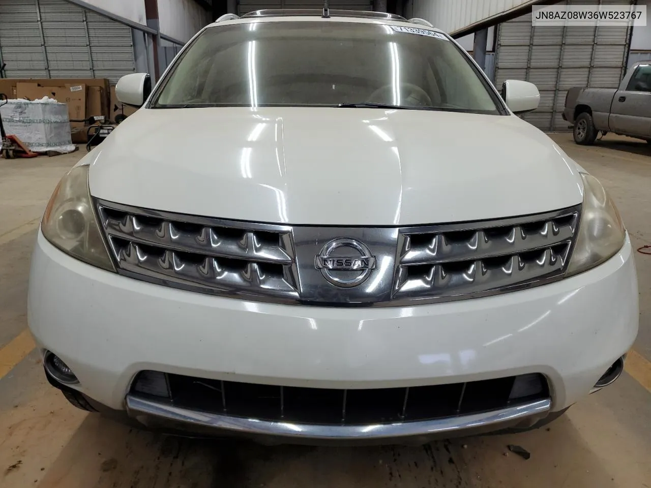 2006 Nissan Murano Sl VIN: JN8AZ08W36W523767 Lot: 71339564