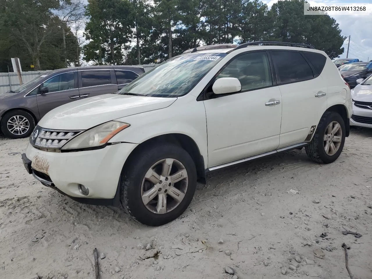 JN8AZ08T86W413268 2006 Nissan Murano Sl