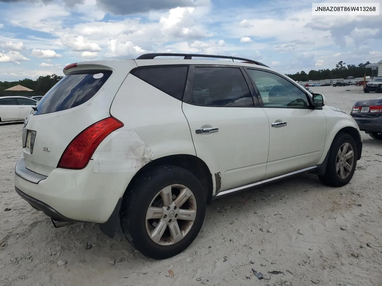 JN8AZ08T86W413268 2006 Nissan Murano Sl