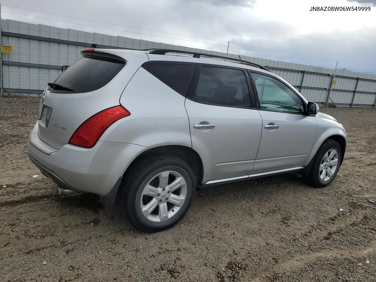 JN8AZ08W06W549999 2006 Nissan Murano Sl