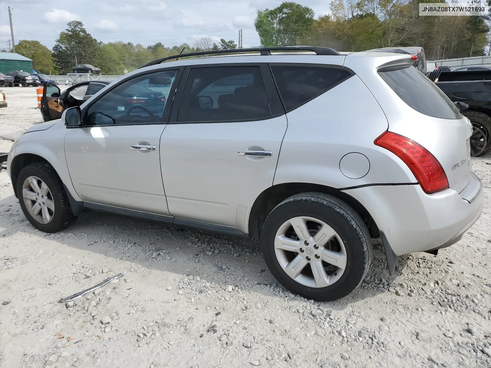 2007 Nissan Murano Sl VIN: JN8AZ08TX7W521893 Lot: 47958934