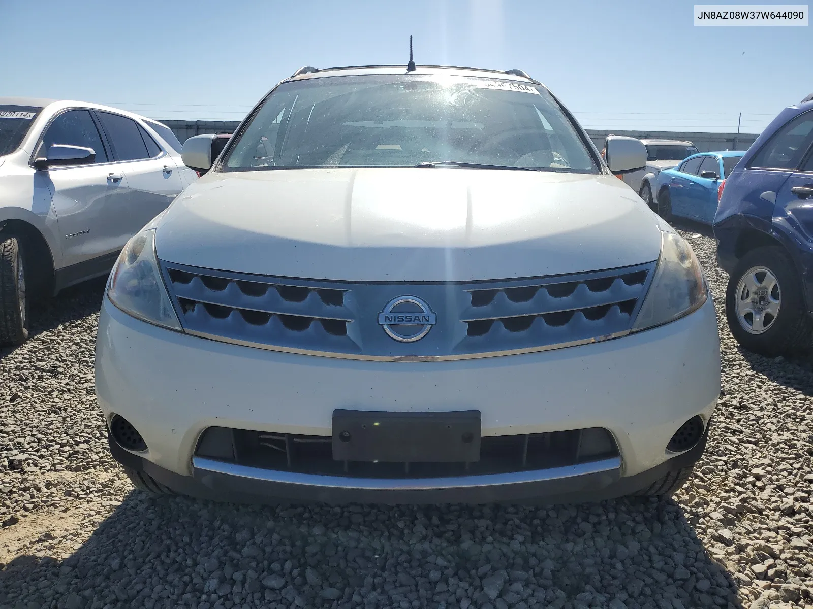 2007 Nissan Murano Sl VIN: JN8AZ08W37W644090 Lot: 54967504