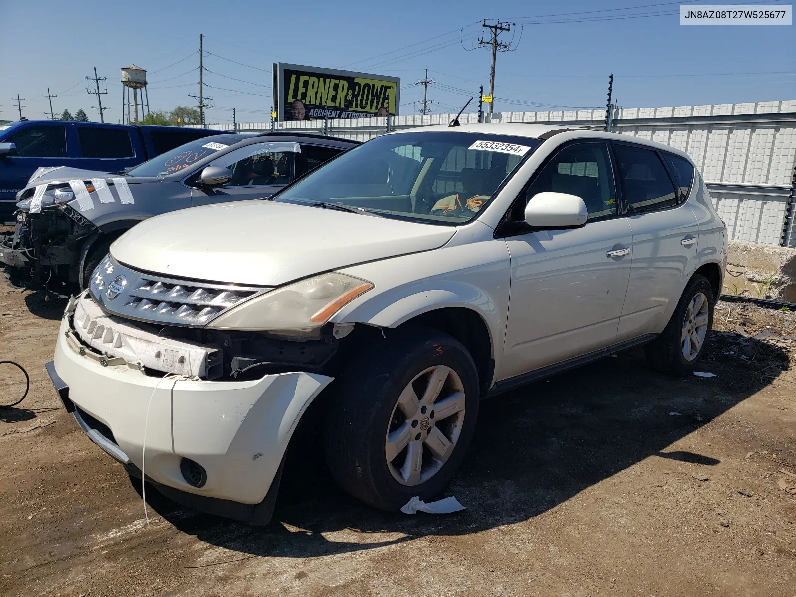 JN8AZ08T27W525677 2007 Nissan Murano Sl