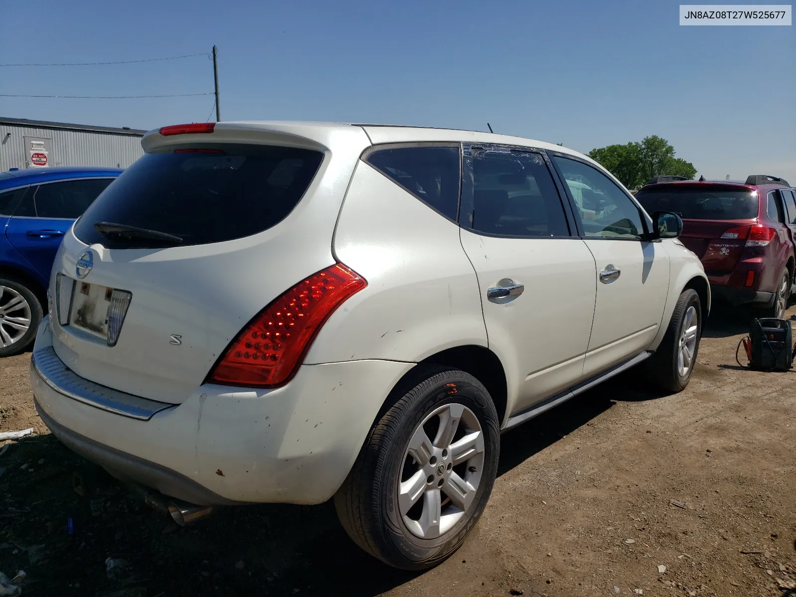 JN8AZ08T27W525677 2007 Nissan Murano Sl