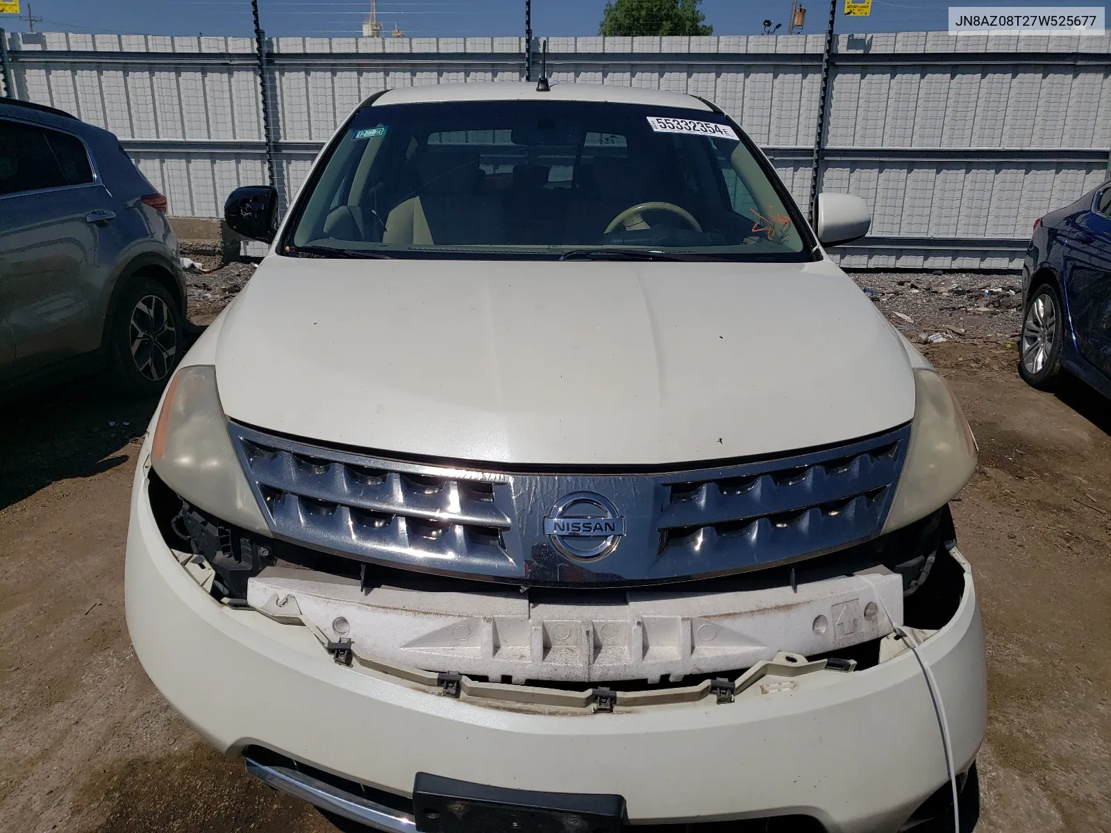 JN8AZ08T27W525677 2007 Nissan Murano Sl