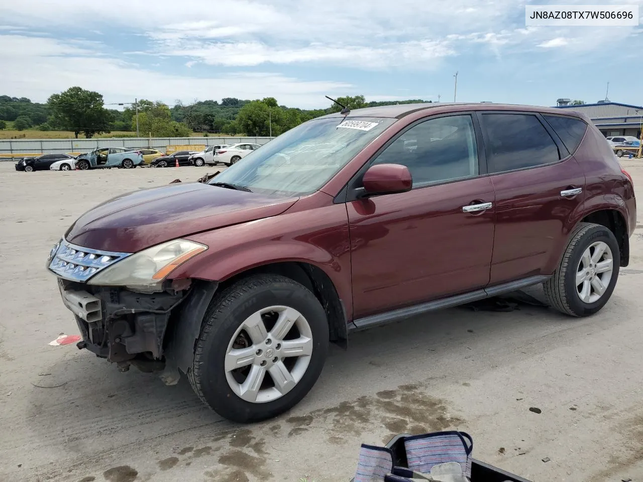 JN8AZ08TX7W506696 2007 Nissan Murano Sl