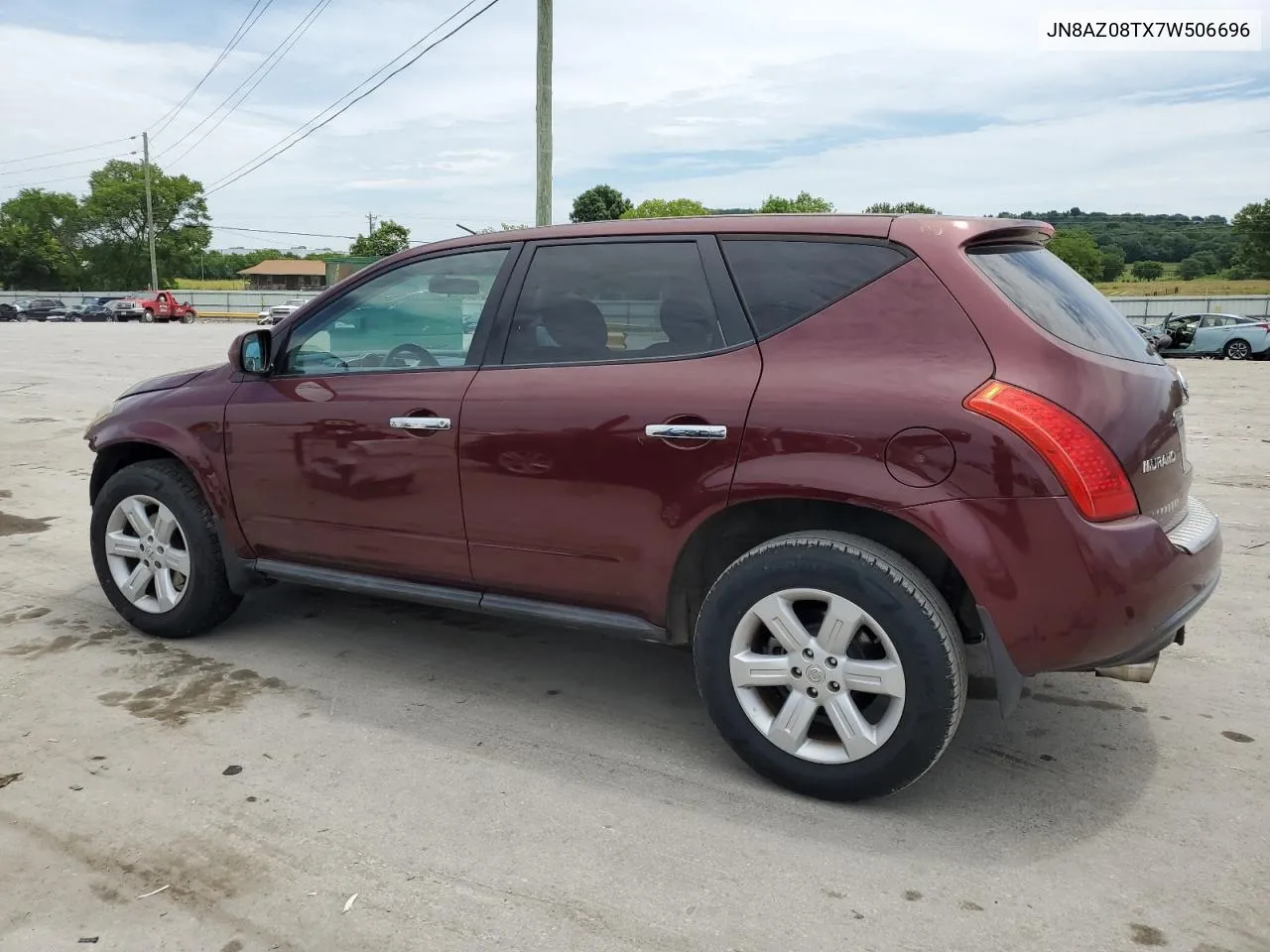 2007 Nissan Murano Sl VIN: JN8AZ08TX7W506696 Lot: 60599704