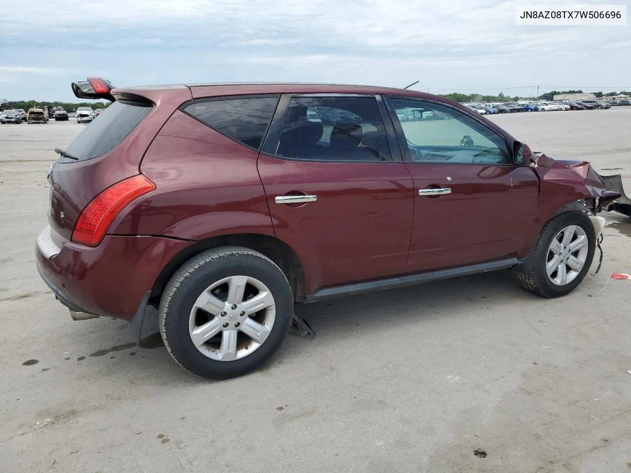 JN8AZ08TX7W506696 2007 Nissan Murano Sl