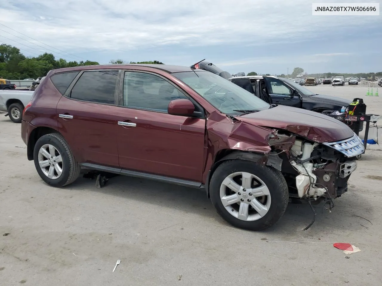 2007 Nissan Murano Sl VIN: JN8AZ08TX7W506696 Lot: 60599704