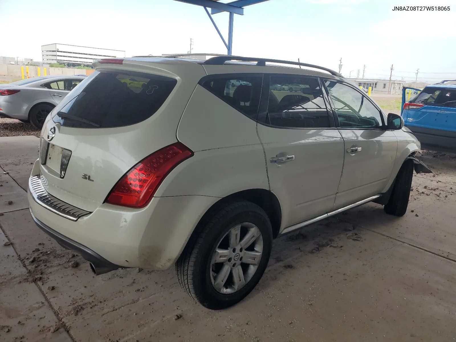 JN8AZ08T27W518065 2007 Nissan Murano Sl