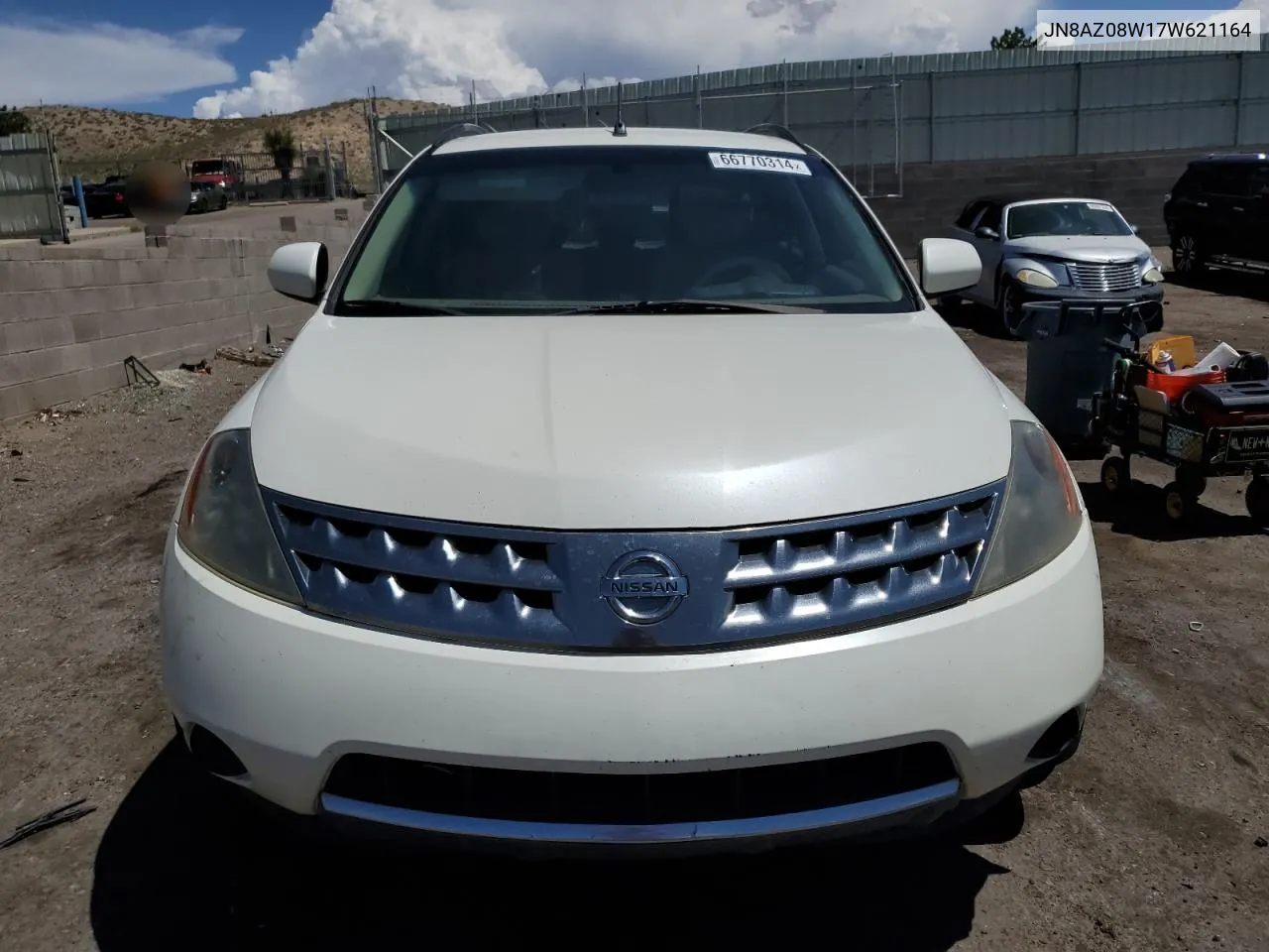 JN8AZ08W17W621164 2007 Nissan Murano Sl