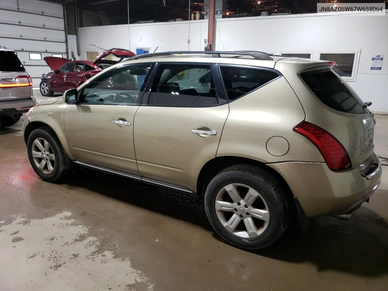 2007 Nissan Murano Sl VIN: JN8AZ08W67W658064 Lot: 69161894