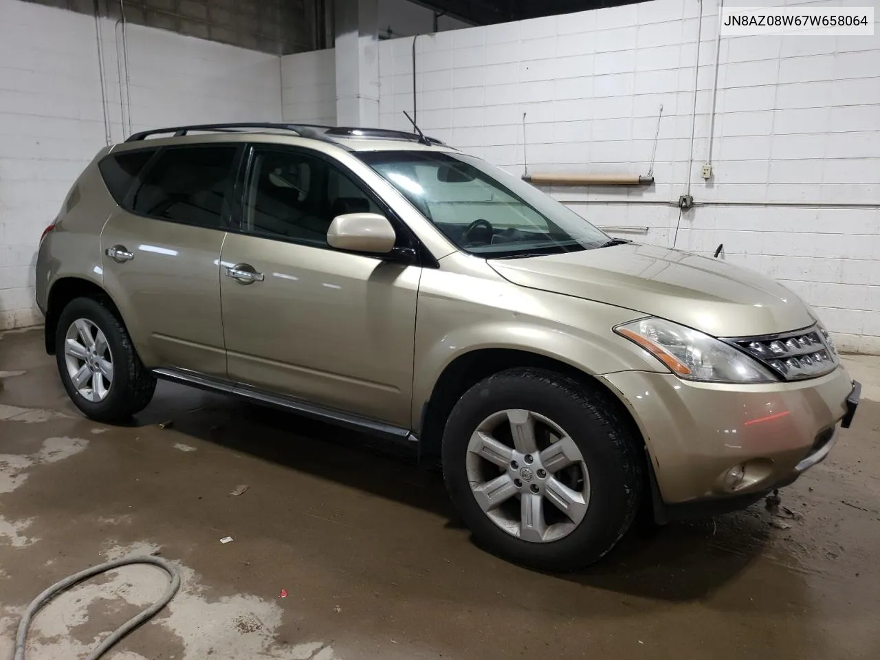 2007 Nissan Murano Sl VIN: JN8AZ08W67W658064 Lot: 69161894