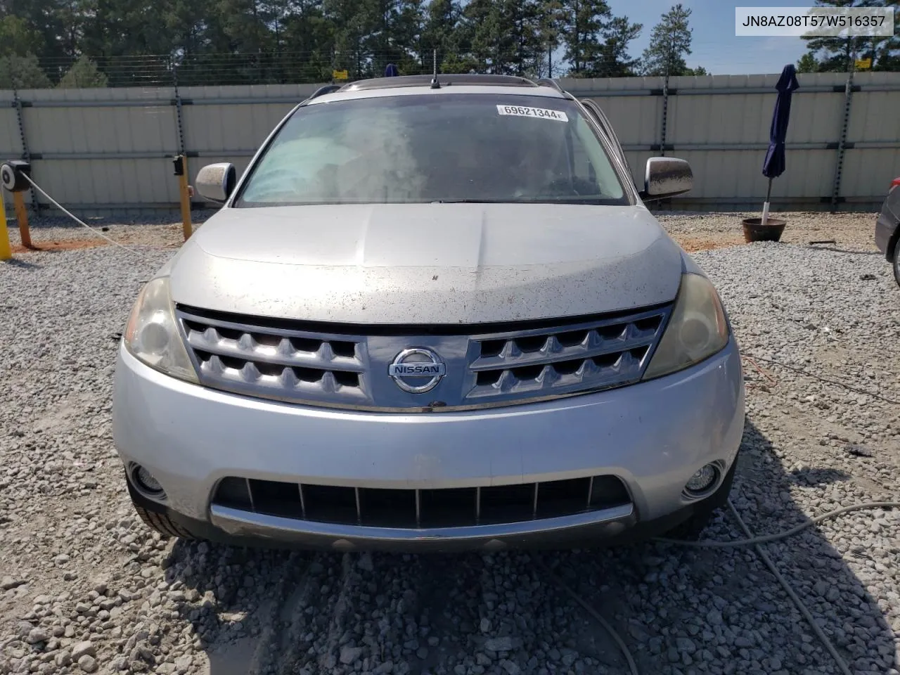 JN8AZ08T57W516357 2007 Nissan Murano Sl