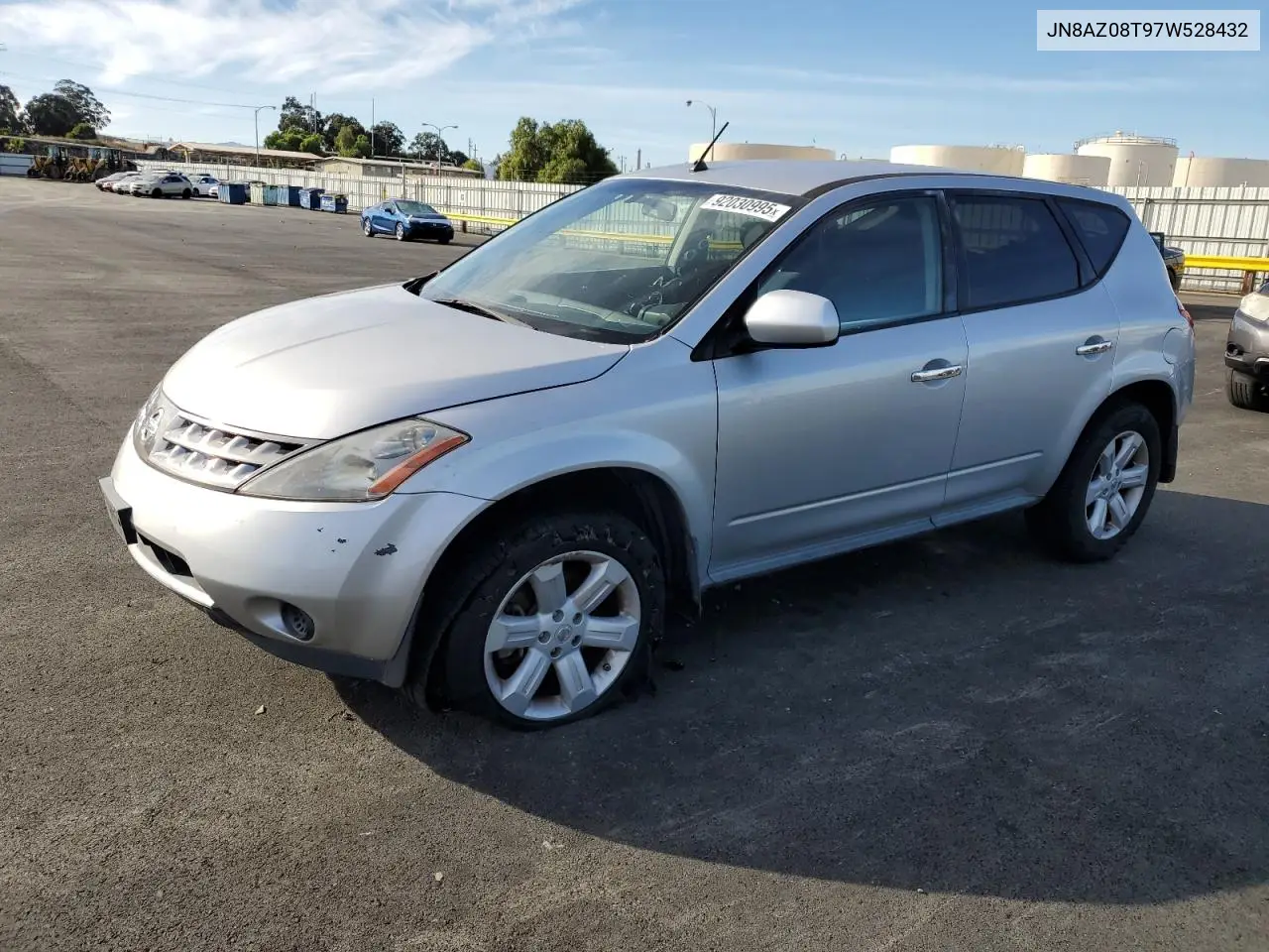 JN8AZ08T97W528432 2007 Nissan Murano Sl