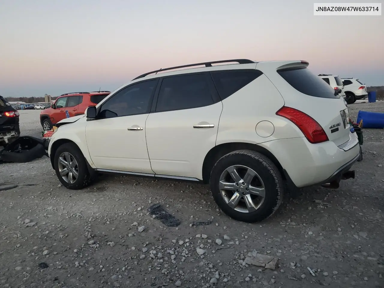 JN8AZ08W47W633714 2007 Nissan Murano Sl