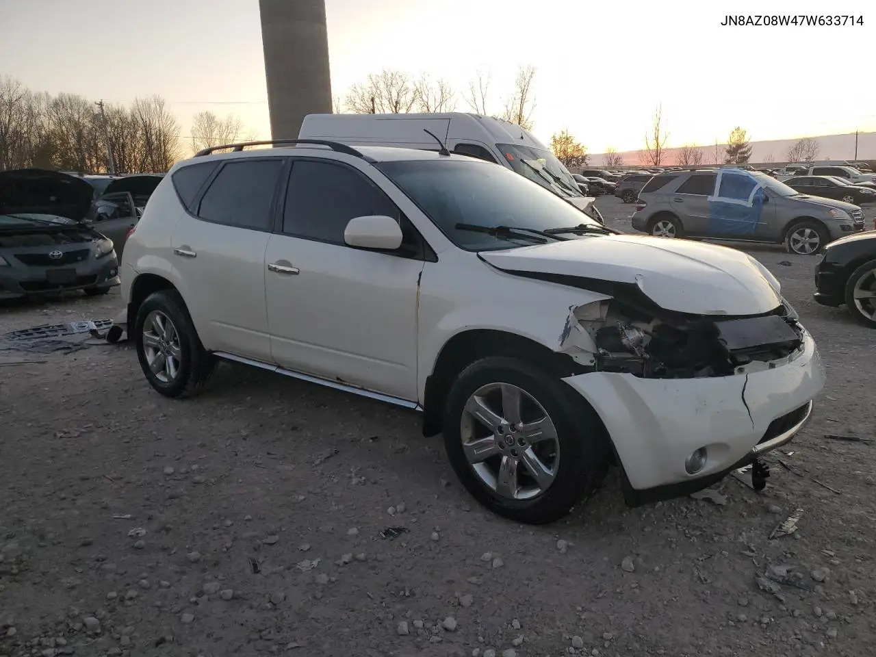 JN8AZ08W47W633714 2007 Nissan Murano Sl
