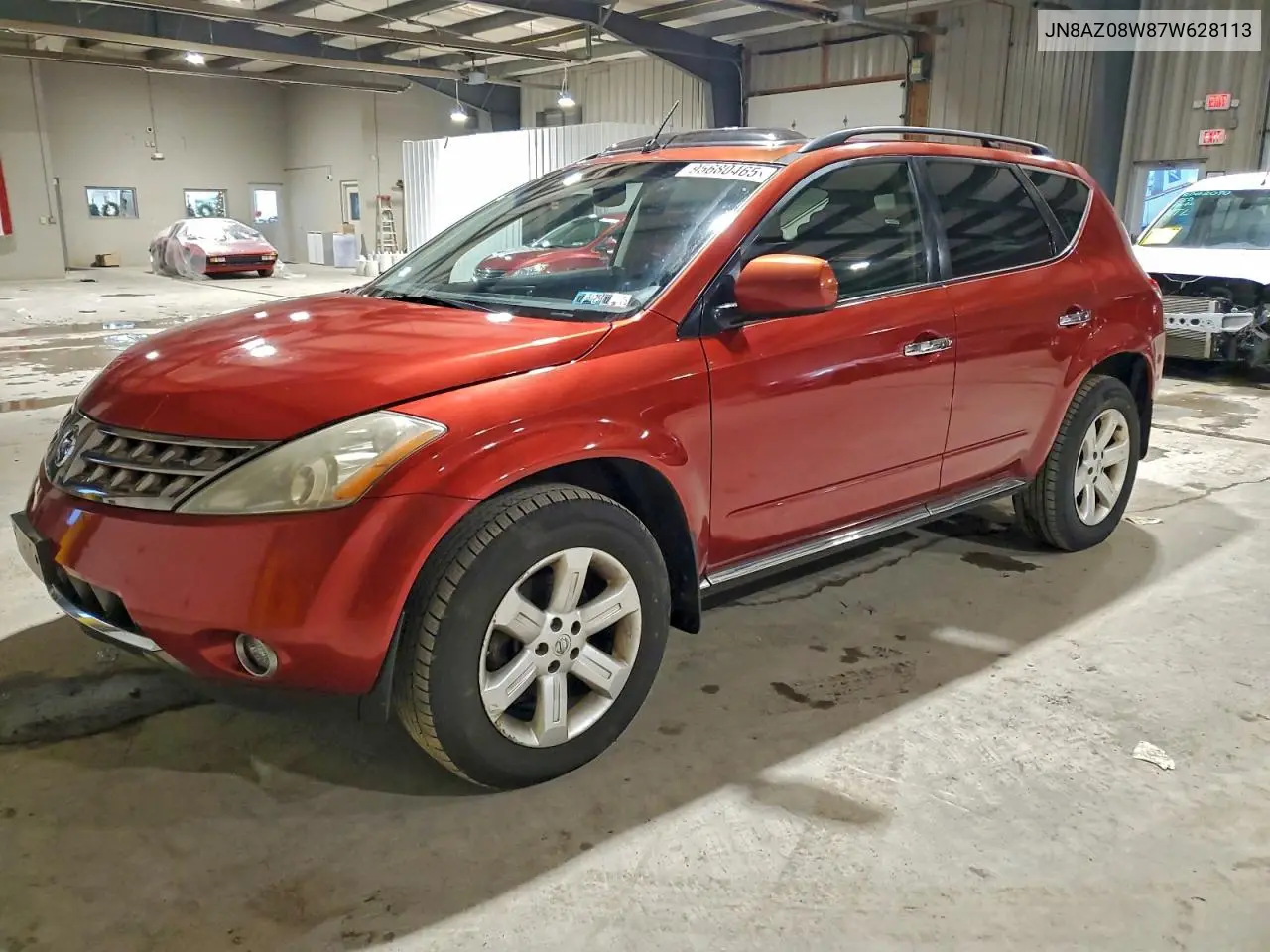 JN8AZ08W87W628113 2007 Nissan Murano Sl