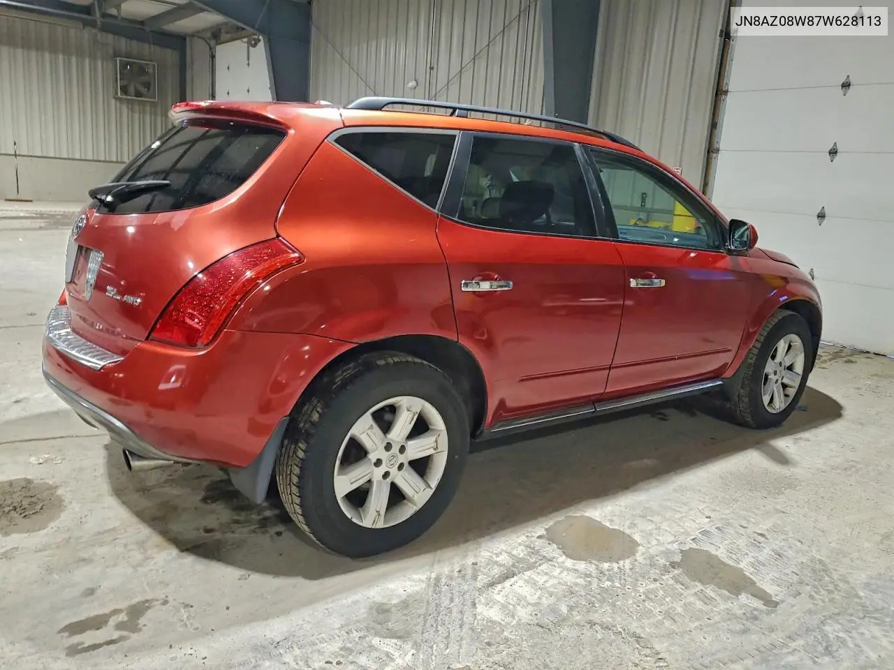 JN8AZ08W87W628113 2007 Nissan Murano Sl
