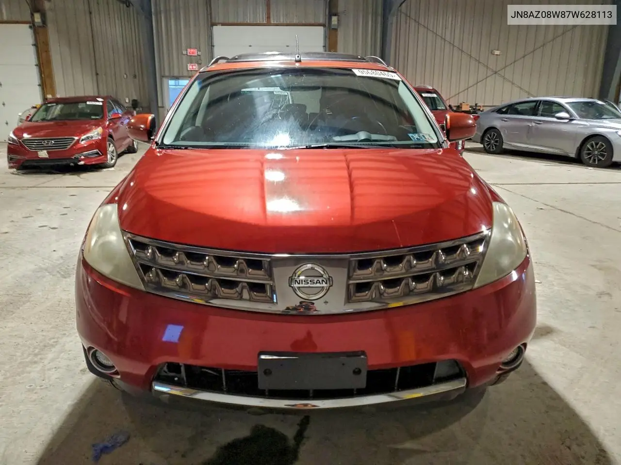 JN8AZ08W87W628113 2007 Nissan Murano Sl