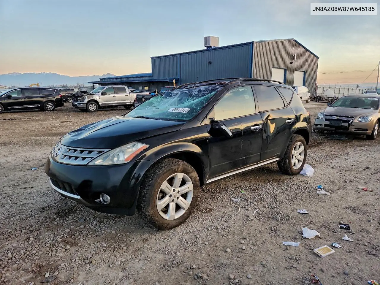 JN8AZ08W87W645185 2007 Nissan Murano Sl