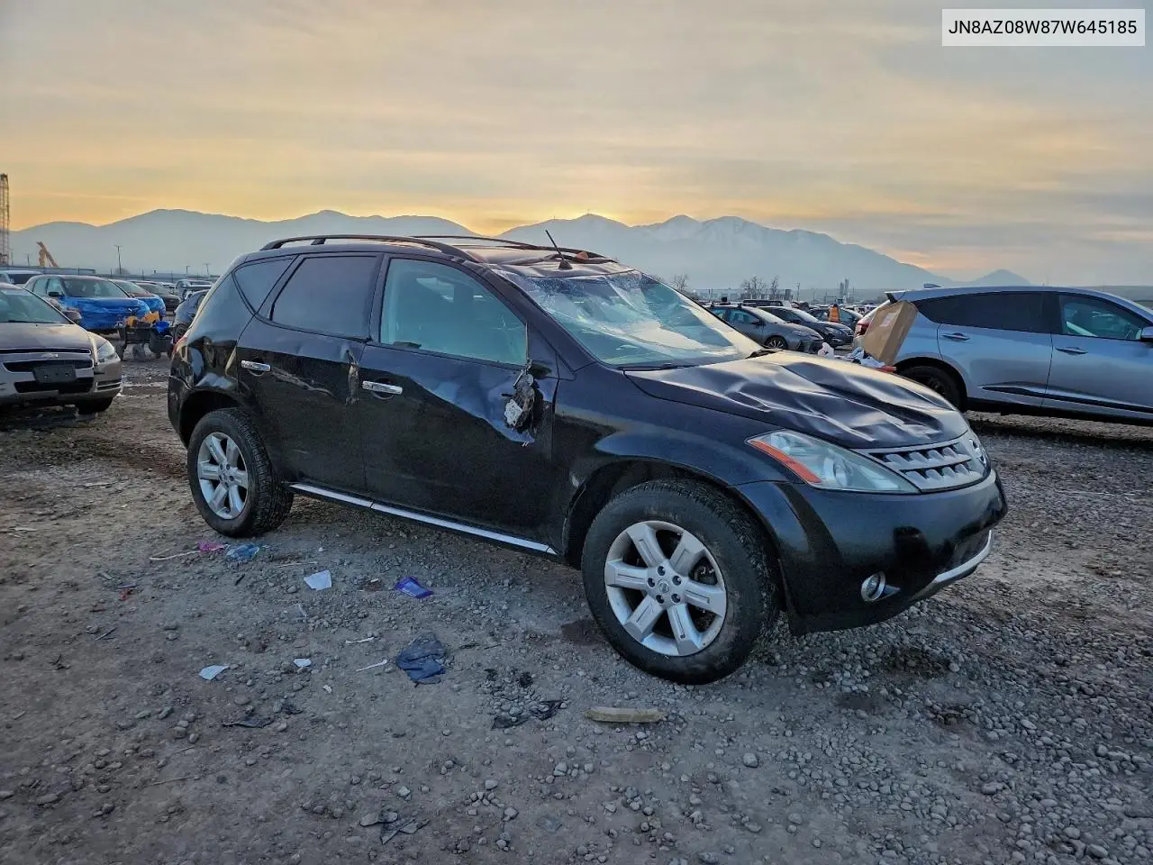 JN8AZ08W87W645185 2007 Nissan Murano Sl