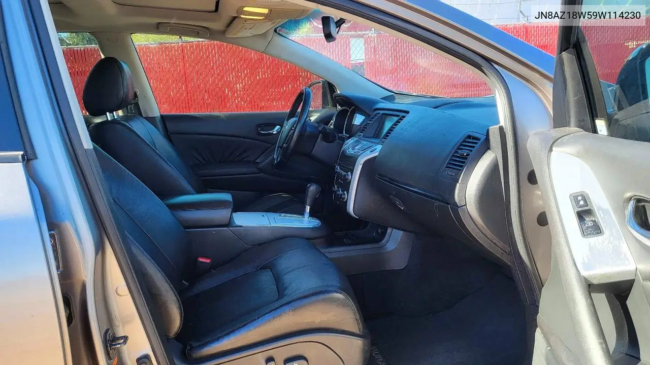 2009 Nissan Murano S VIN: JN8AZ18W59W114230 Lot: 41663866
