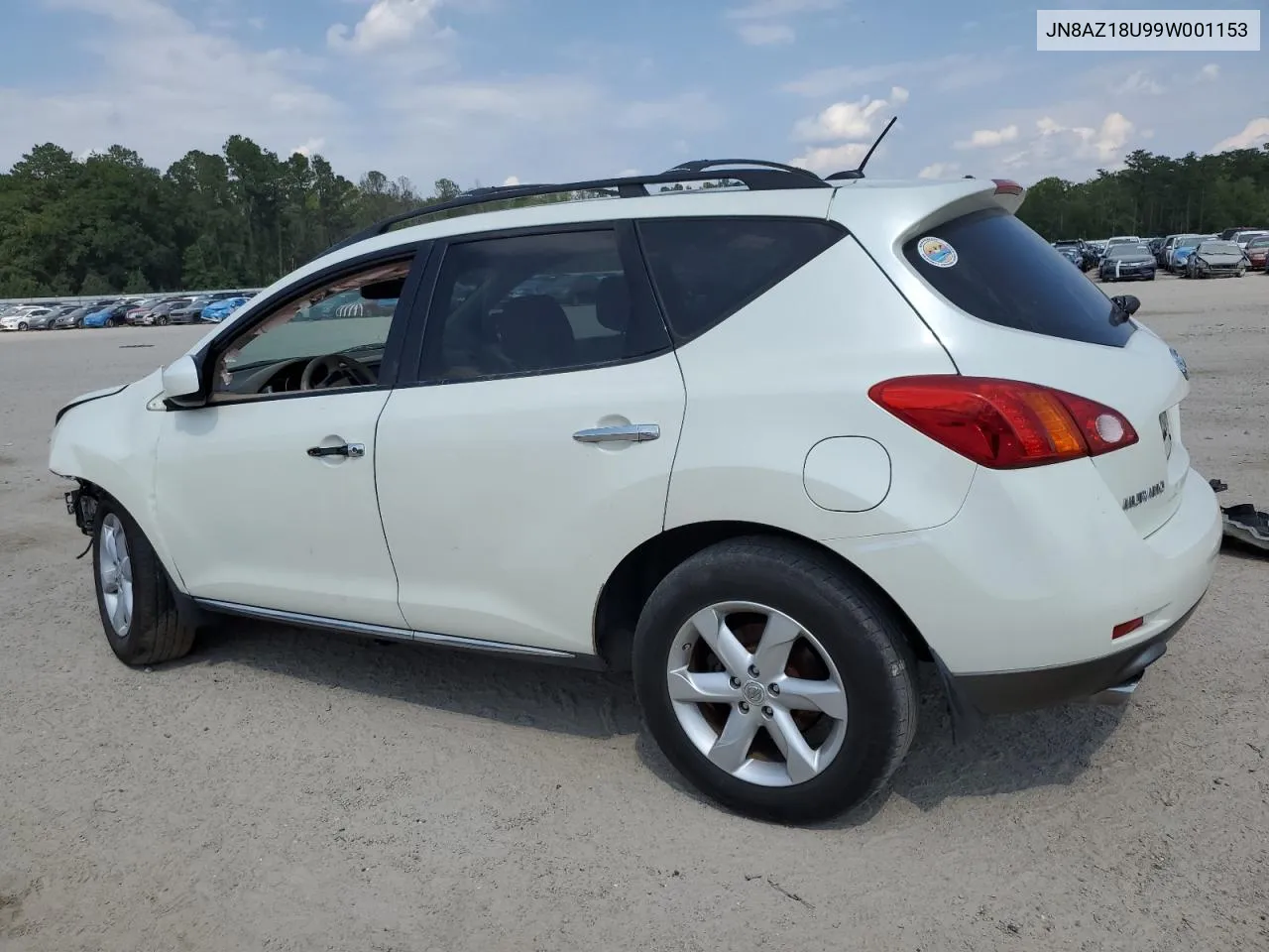 2009 Nissan Murano S VIN: JN8AZ18U99W001153 Lot: 54687814