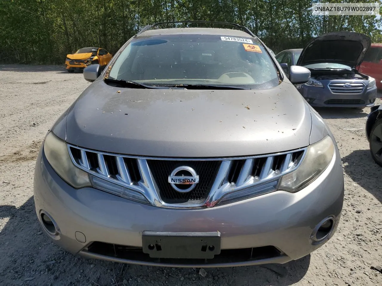 JN8AZ18U79W002897 2009 Nissan Murano S