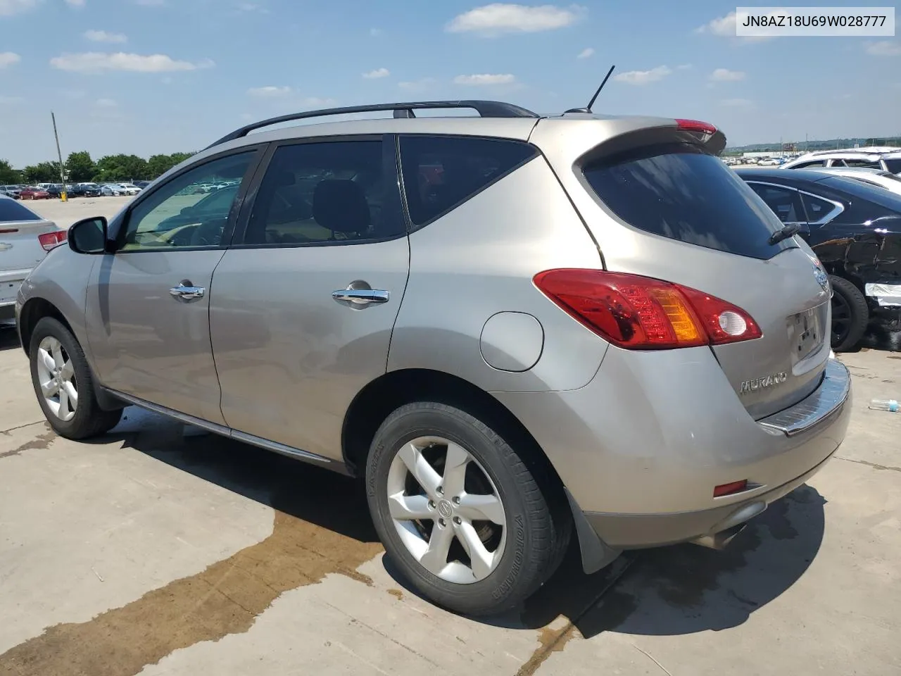 2009 Nissan Murano S VIN: JN8AZ18U69W028777 Lot: 58636174