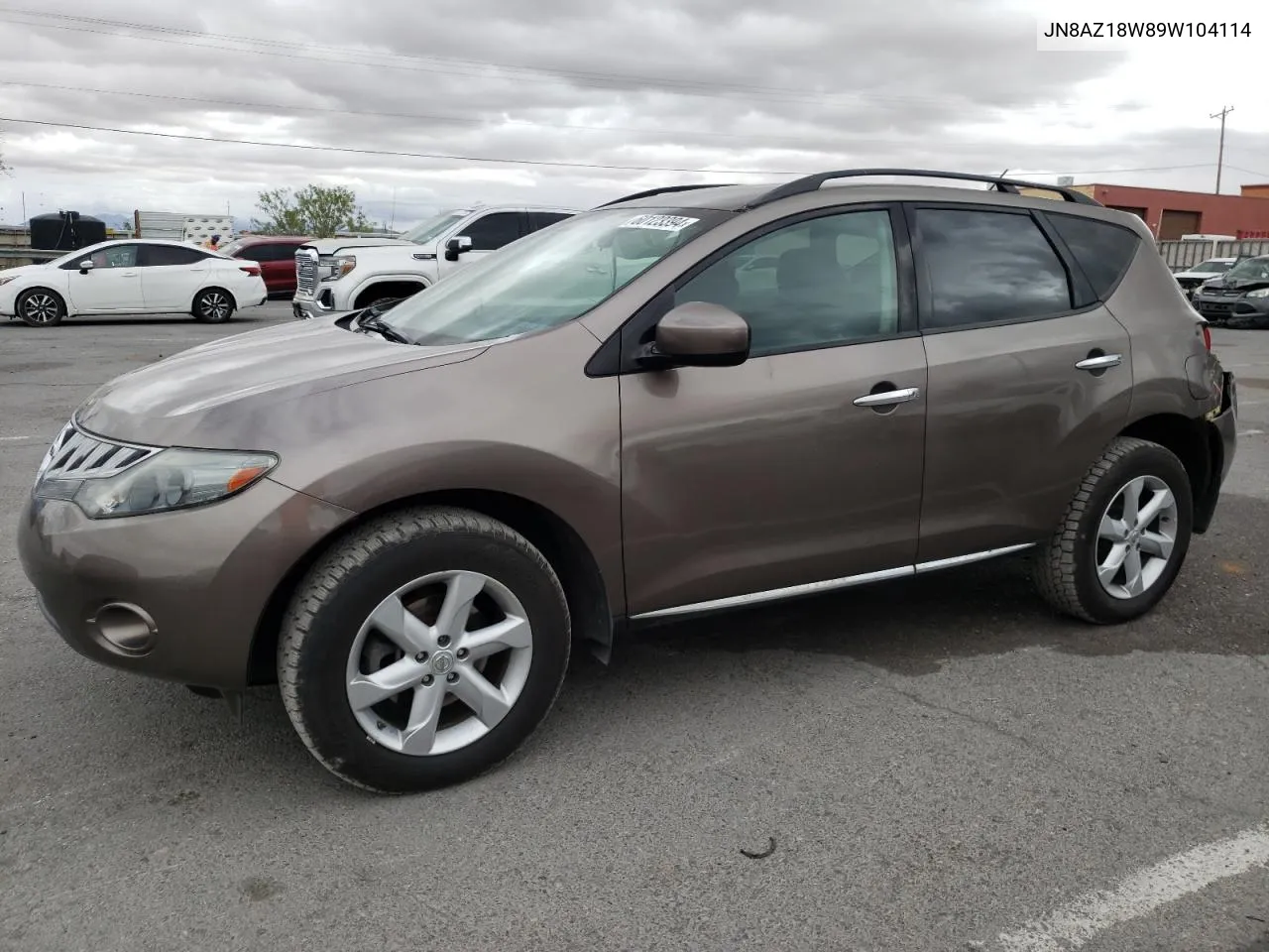 2009 Nissan Murano S VIN: JN8AZ18W89W104114 Lot: 60123394