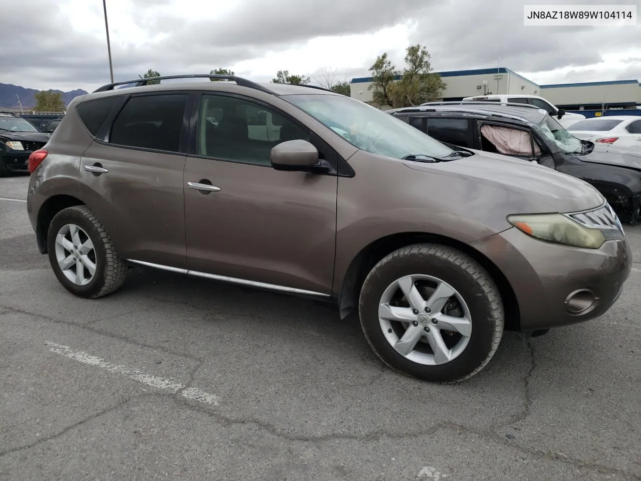 2009 Nissan Murano S VIN: JN8AZ18W89W104114 Lot: 60123394