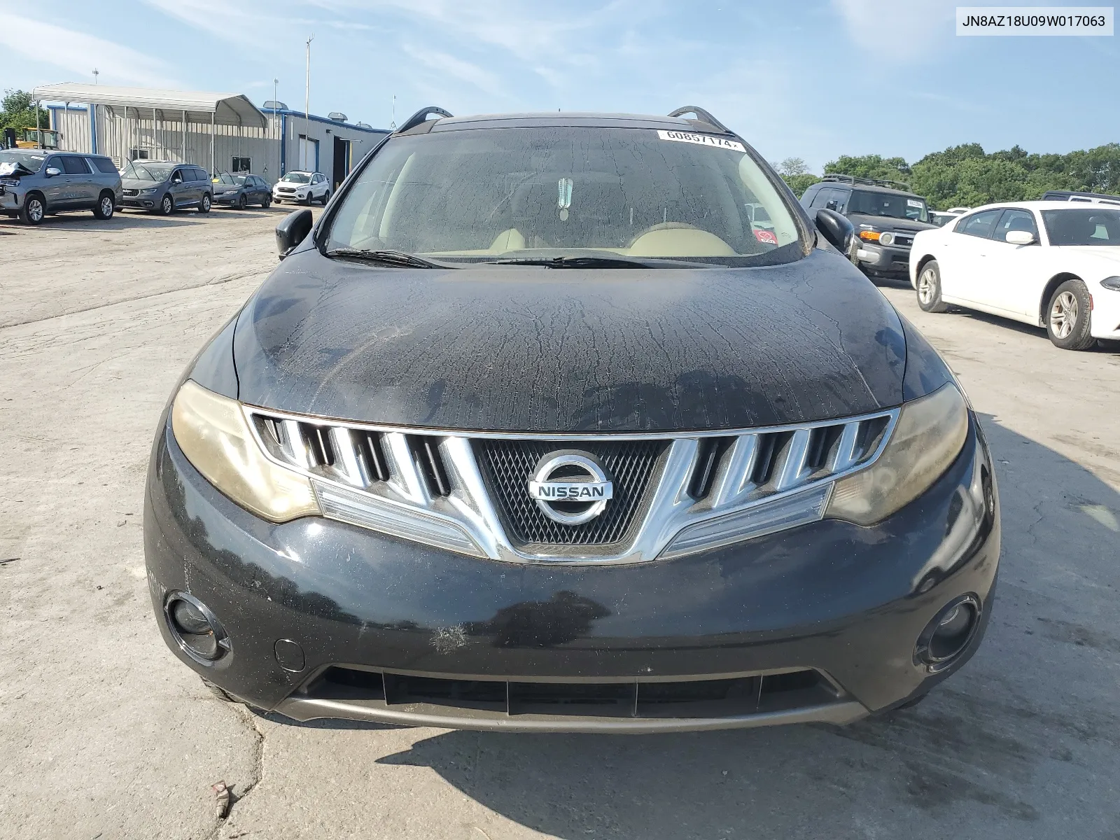 2009 Nissan Murano S VIN: JN8AZ18U09W017063 Lot: 60857174