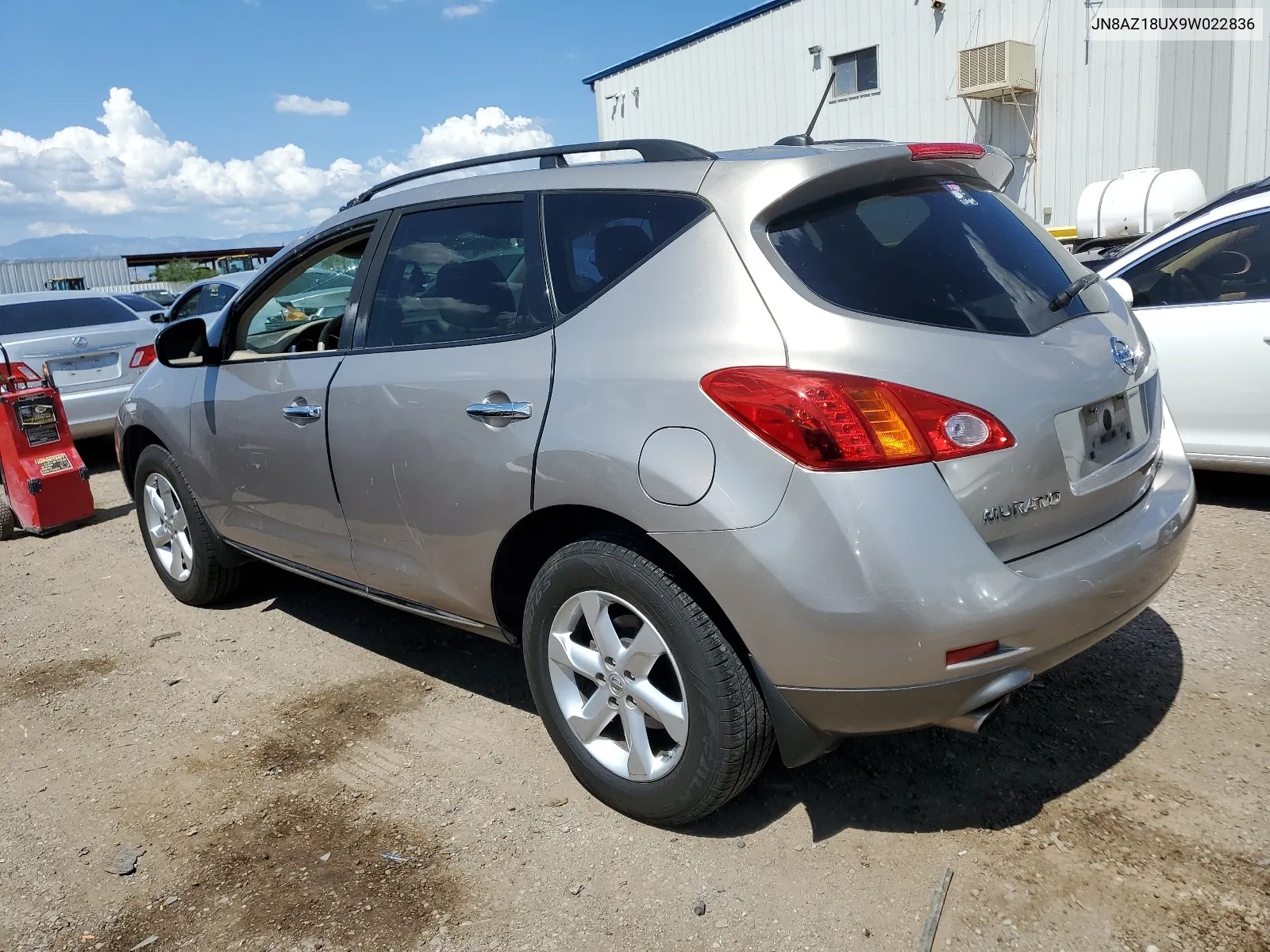 2009 Nissan Murano S VIN: JN8AZ18UX9W022836 Lot: 65059694