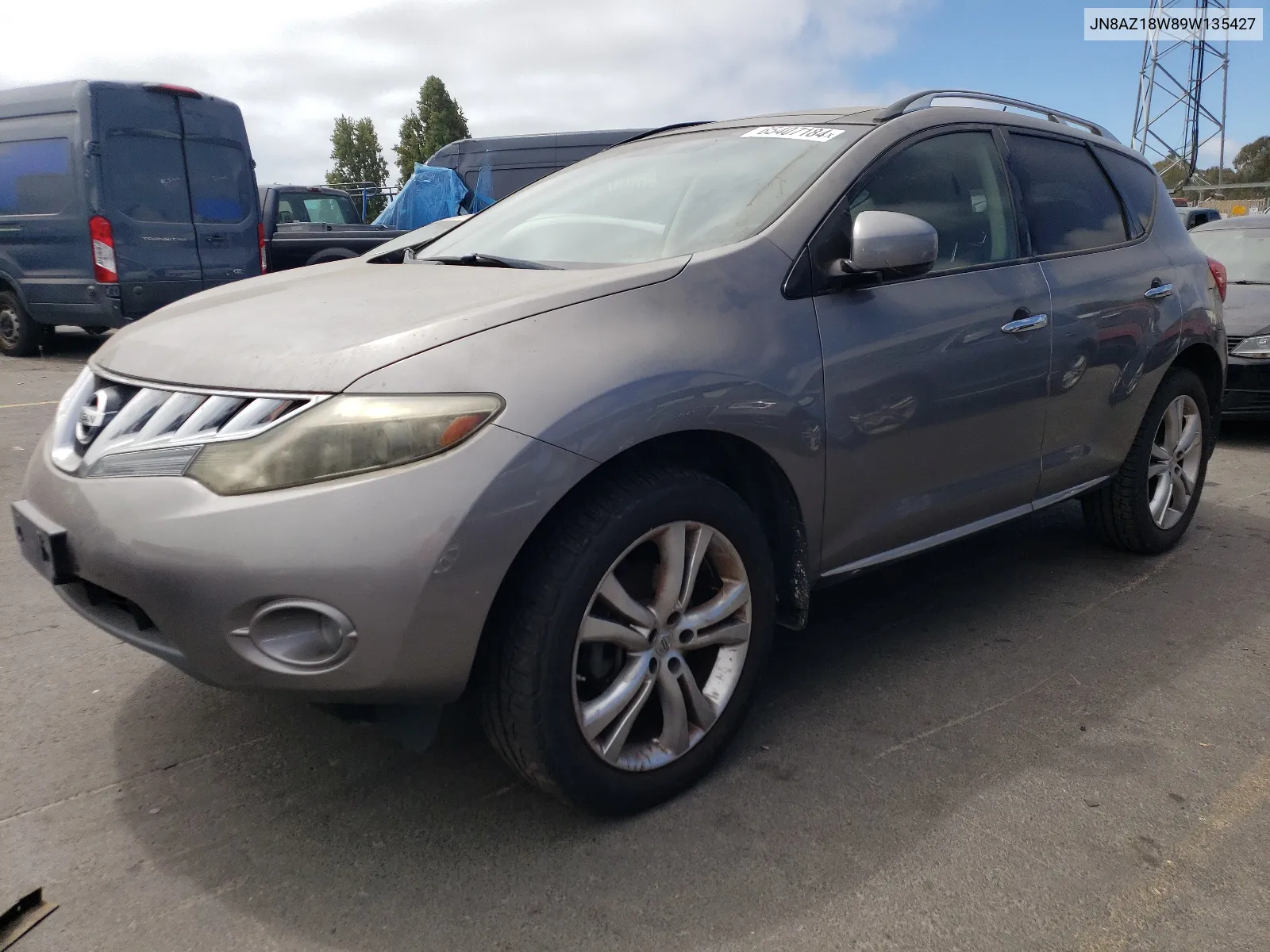 JN8AZ18W89W135427 2009 Nissan Murano S