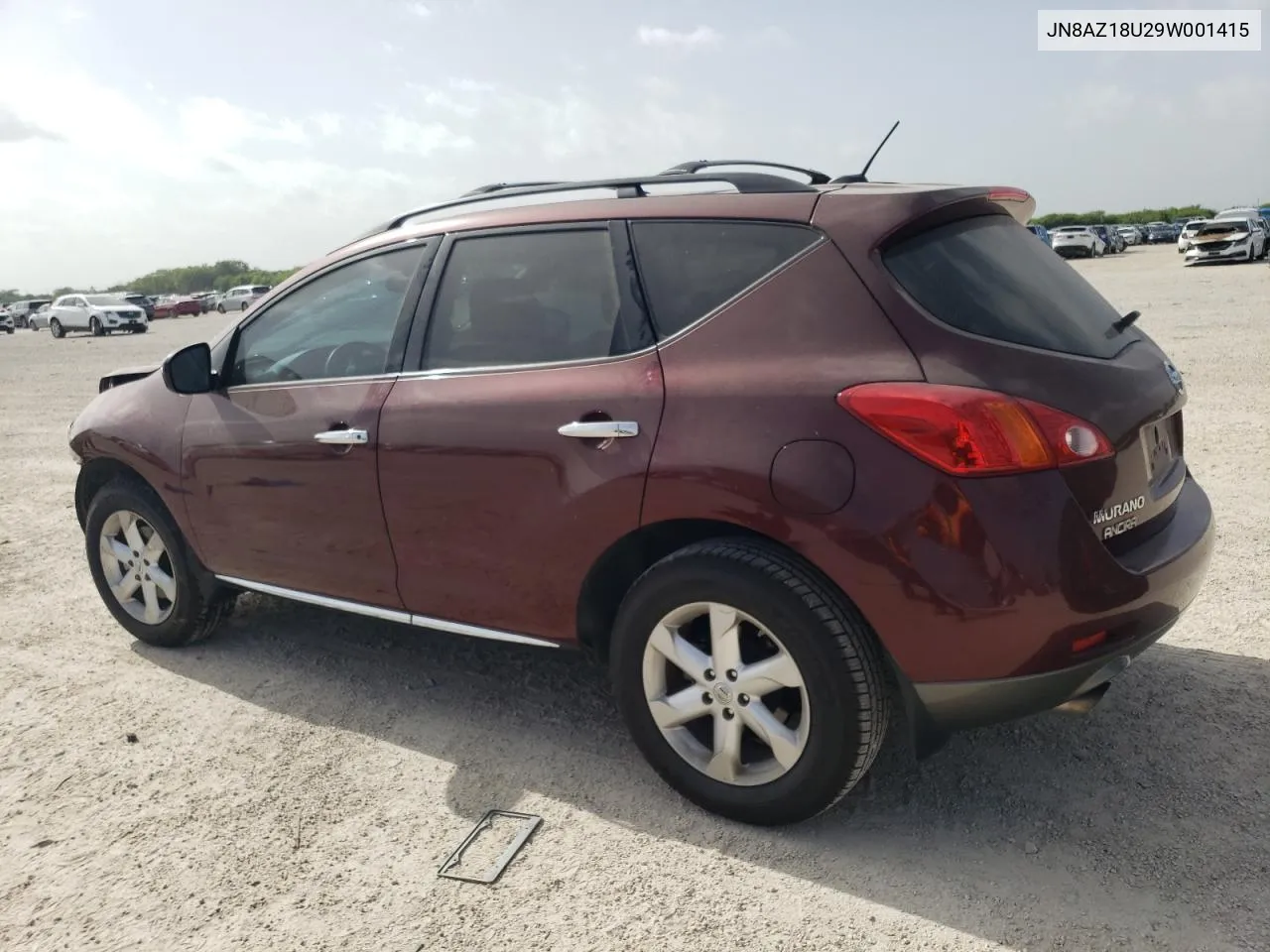 JN8AZ18U29W001415 2009 Nissan Murano S