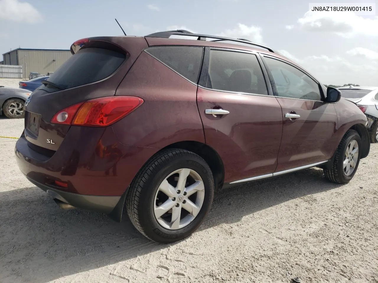 JN8AZ18U29W001415 2009 Nissan Murano S