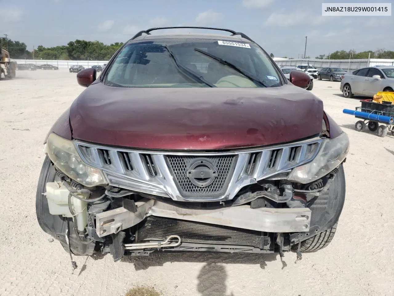 JN8AZ18U29W001415 2009 Nissan Murano S