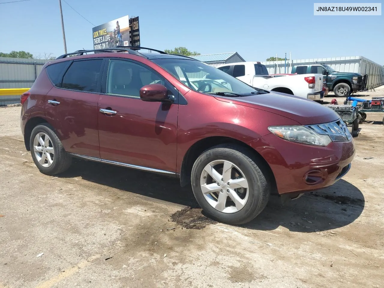 JN8AZ18U49W002341 2009 Nissan Murano S