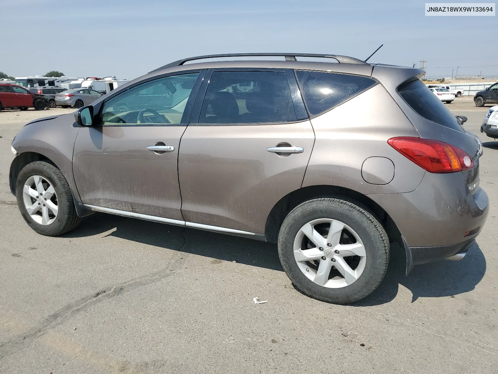 2009 Nissan Murano S VIN: JN8AZ18WX9W133694 Lot: 66037754